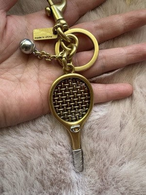 Tennis Racket Bag Charm