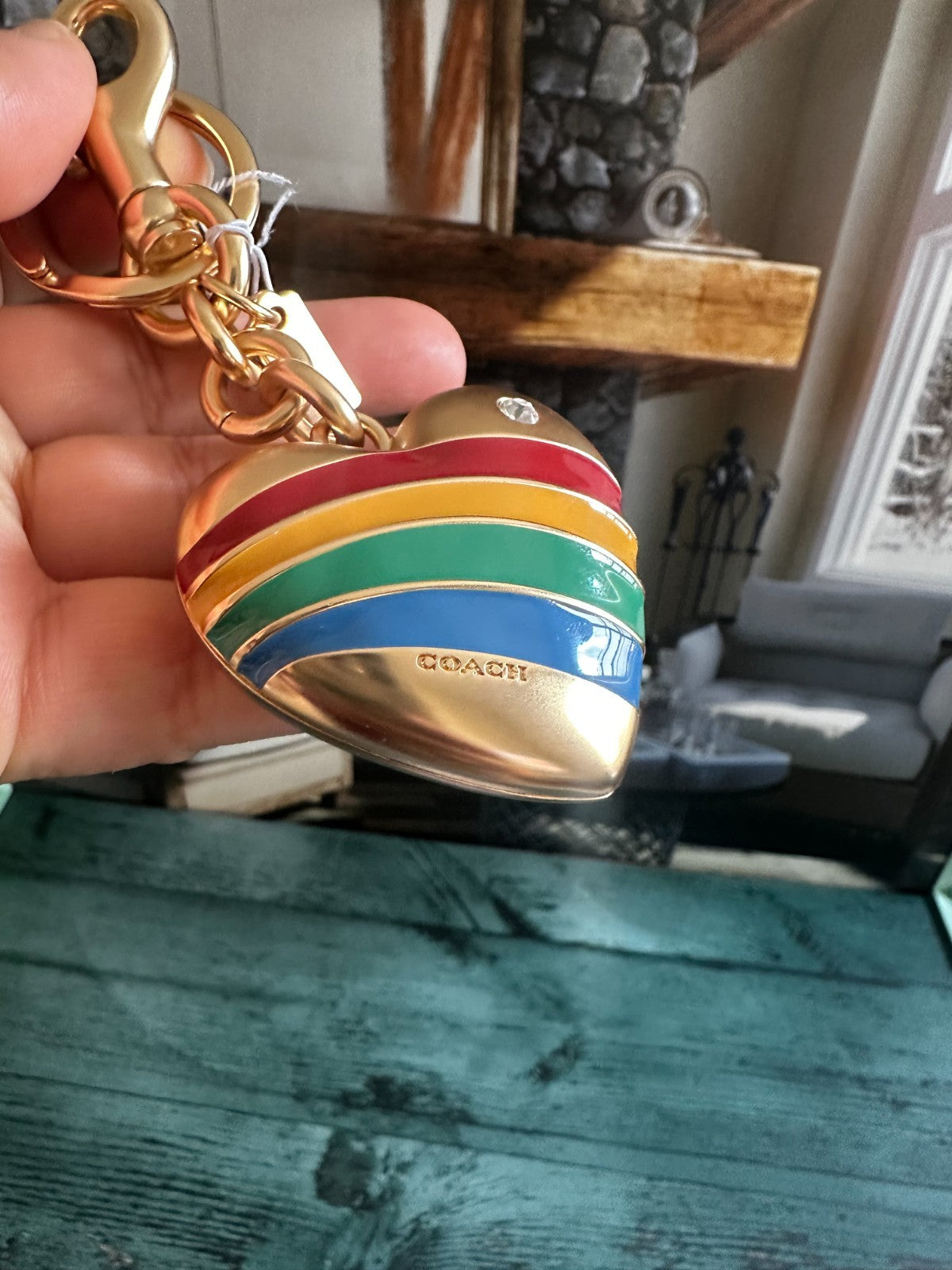 Women's Heart Bag Charm