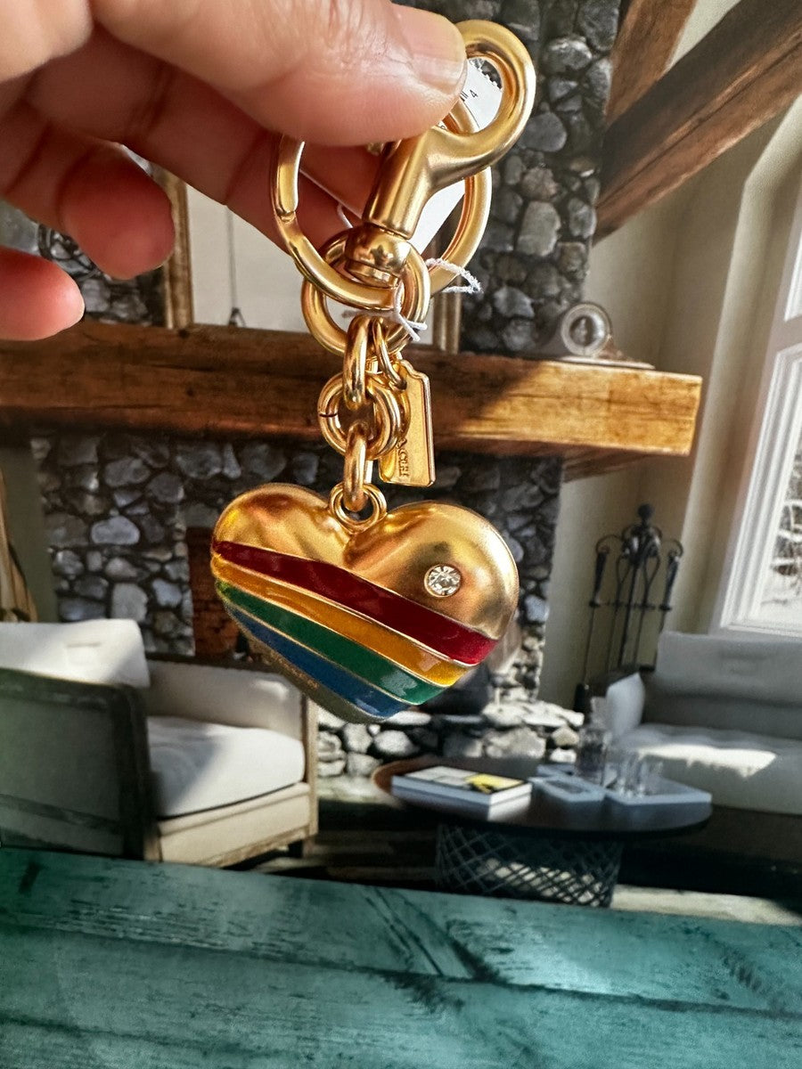 Women's Heart Bag Charm